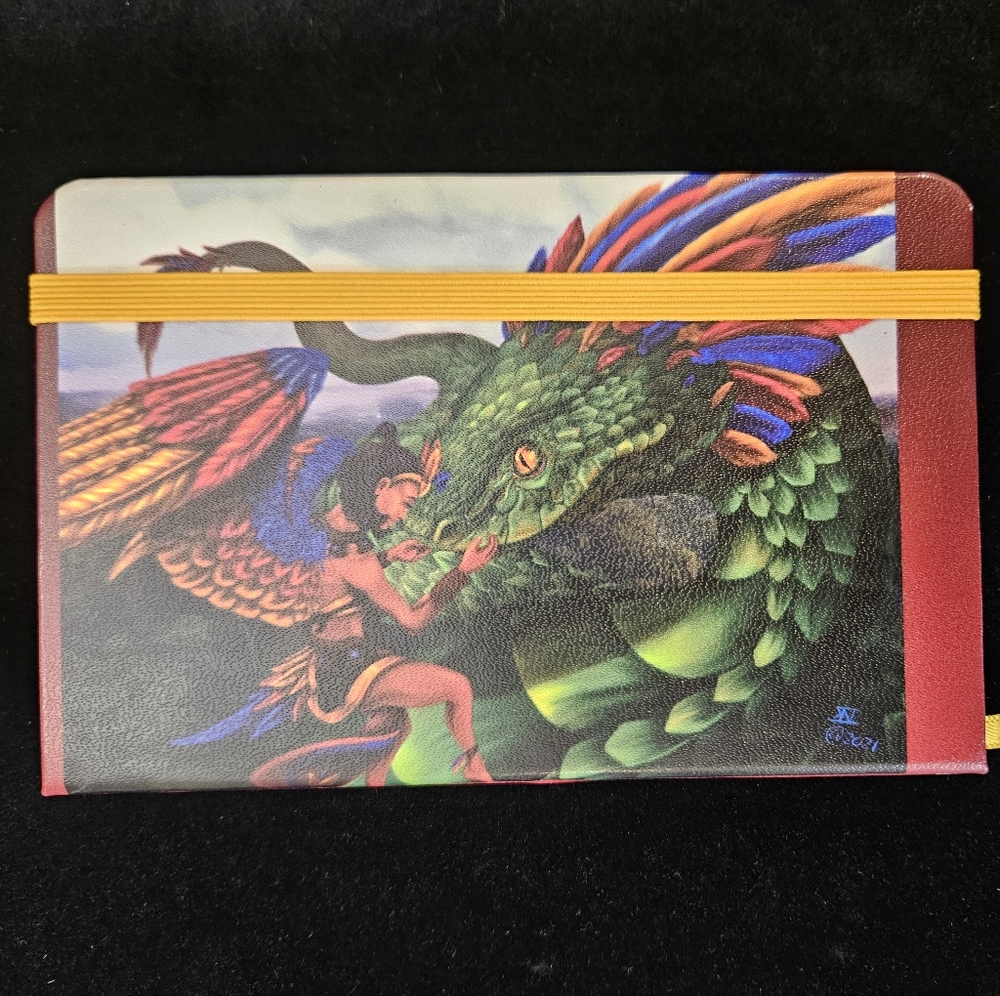 Original art printed notebook